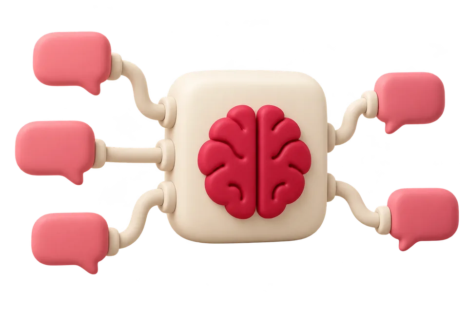 One business brain block with several assistant cables plugged in.